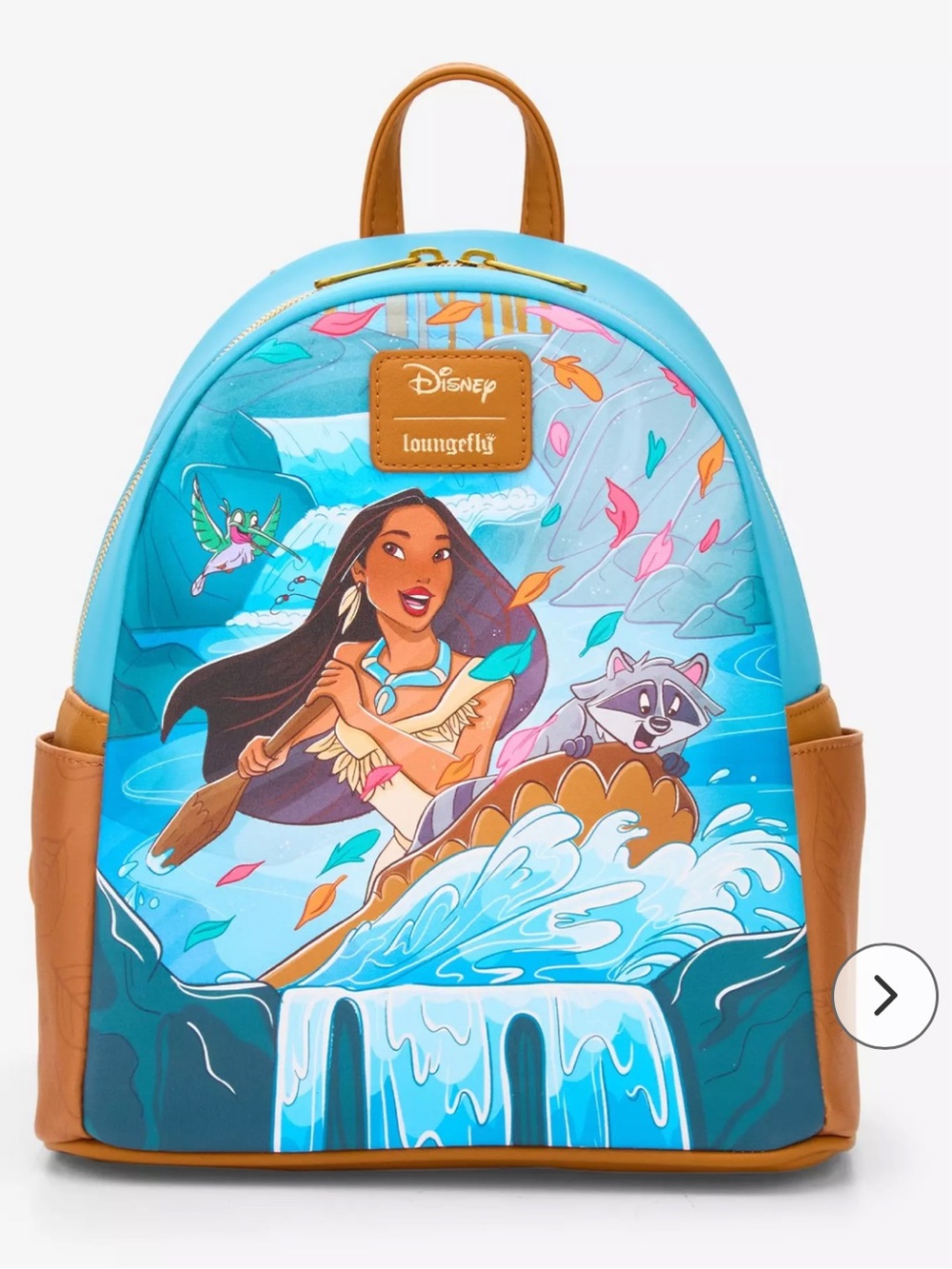 Loungefly Disney  NWT Pocahontas Riverbend Mini Backpack
